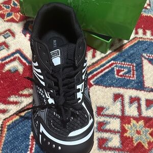 Black and White Sneakers size 45 ( fits 11.5 or 12)